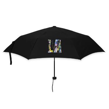 Los Angeles, États-Unis, États-Unis, Californie, Patriot Travel - Parapluie standard - noir - Devant