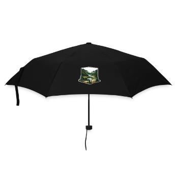 Landscape - Illustration - Umbrella (small) - black - Front