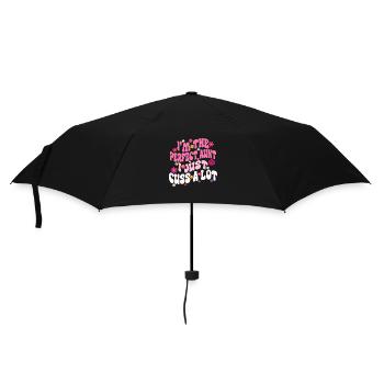 I'm the Perfect Aunt I Just Cuss a Lot Groovy aunt - Umbrella (small) - black - Front