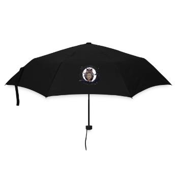 magic owl 1 - Regenschirm (klein) - Schwarz - Vorne