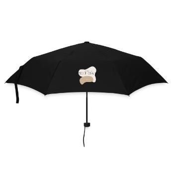 Hoch die Hände Wochenende - Regenschirm (klein) - Schwarz - Vorne