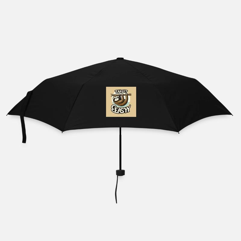 Slow Vibes Only - Umbrella (small) - black