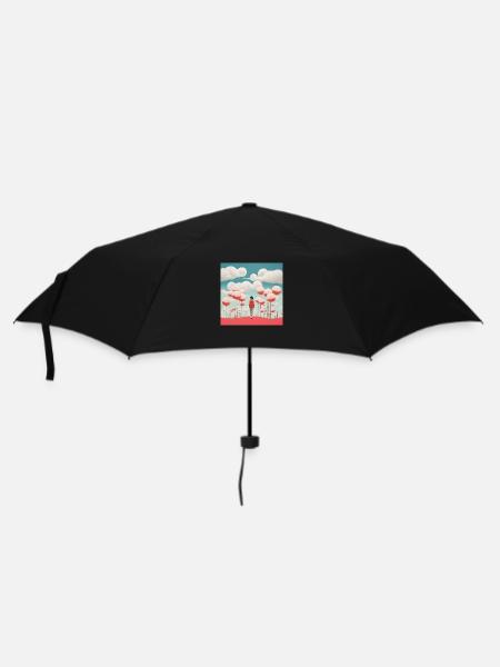 Fantaisie céleste : un voyage inspiré de Kuma à Silve - Parapluie standard - noir