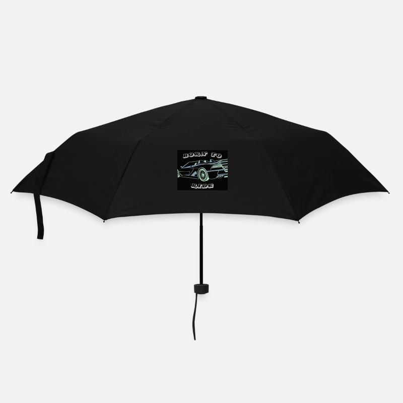 Born to Ride - Regenschirm (klein) - Schwarz