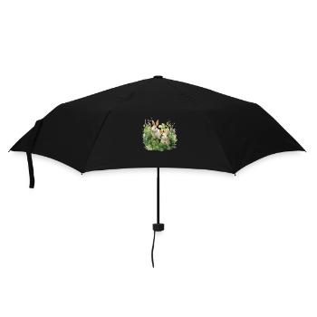 Bunny Meadow - Umbrella (small) - black - Front