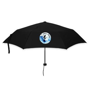 I need a wave - surfer on a board - Umbrella (small) - black - Front
