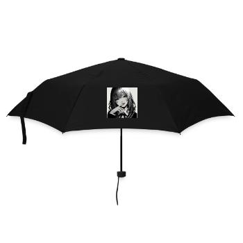 Killer Girl - Regenschirm (klein) - Schwarz - Vorne