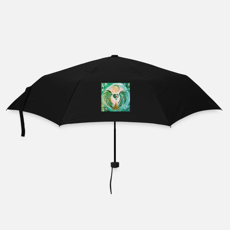 Herzengel Herzöffnung - Regenschirm (klein) - Schwarz