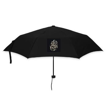Arabic Calligraphy Art - Umbrella (small) - black - Front