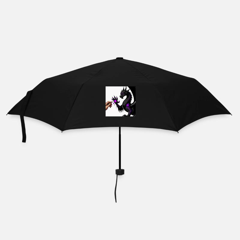 Honourable Dragon - Umbrella (small) - black