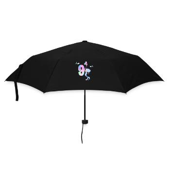 9th Anniversary Mermaid - Umbrella (small) - black - Front