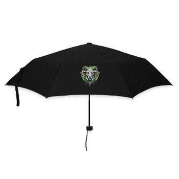 Ziege - Regenschirm (klein) - Schwarz - Vorne
