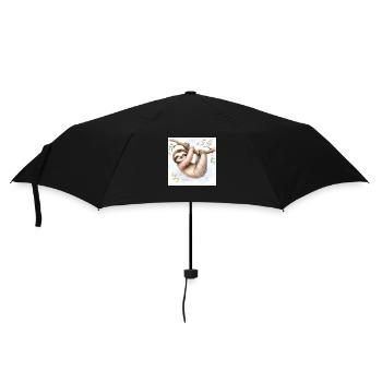 Paresseux à l’aquarelle - Parapluie standard - noir - Devant