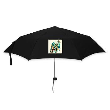 Géométrique 1 - Parapluie standard - noir - Devant