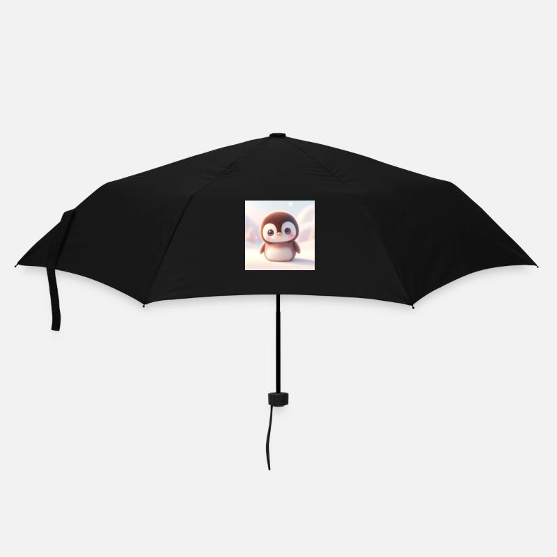 Penguins snow 2 - Umbrella (small) - black