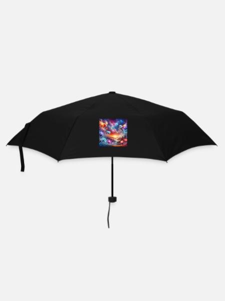 Mystical Creatures 1 - Umbrella (small) - black