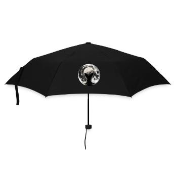 Clair de lune extraterrestre - Parapluie standard - noir - Devant