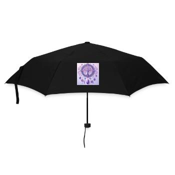 Arbre de vie. - Parapluie standard - noir - Devant
