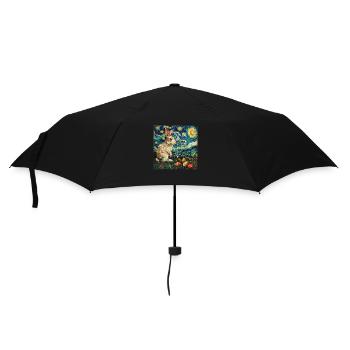 lapin de Pâques, Pâques, lapin, joyeuses Pâques, oeufs de Pâques - Parapluie standard - noir - Devant