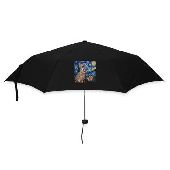 lapin de Pâques, Pâques, lapin, joyeuses Pâques, oeufs de Pâques - Parapluie standard - noir - Devant