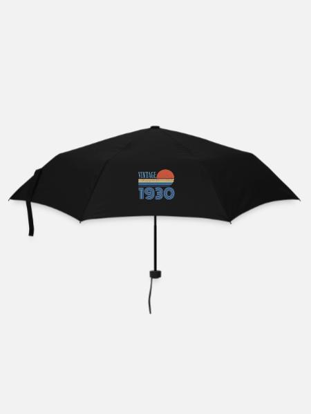 vintage 1930 - Parapluie standard - noir