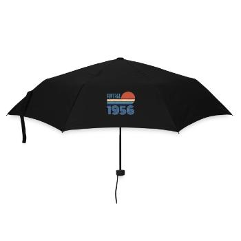 Jahrgang 1956 - Regenschirm (klein) - Schwarz - Vorne