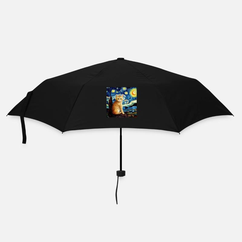 Cat, cat motif, gift - Umbrella (small) - black
