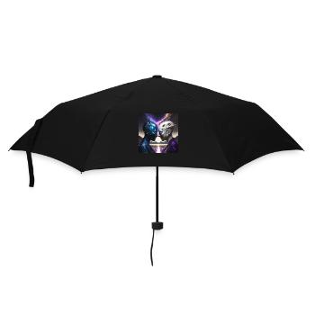 Firefly Person Ying Yang - Umbrella (small) - black - Front