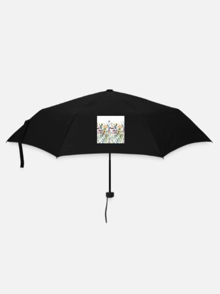 Prairie fleurie - Parapluie standard - noir