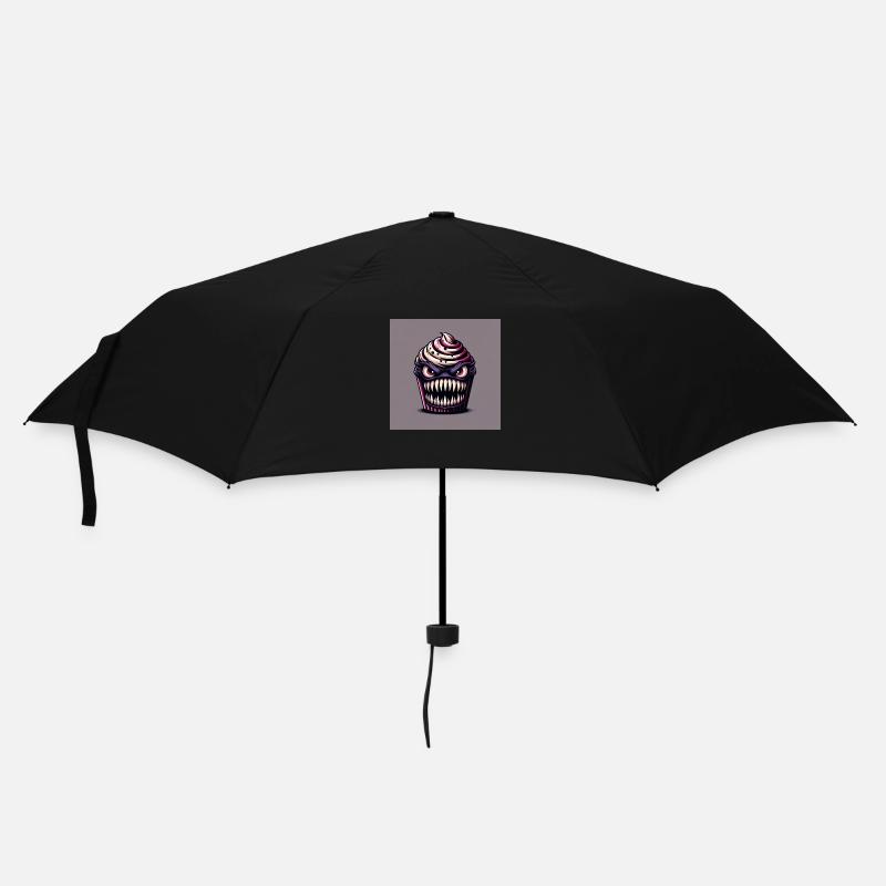 Cupcake en colère - Parapluie standard - noir