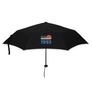 vintage 1993 - Parapluie standard - noir - Devant