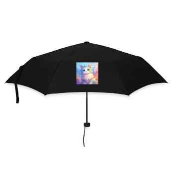 chat, motif de chat, anime, cadeau, idée cadeau - Parapluie standard - noir - Devant