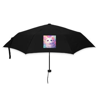 chat, motif de chat, anime, cadeau, idées cadeaux - Parapluie standard - noir - Devant