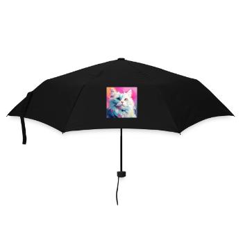 chat, motif de chat, anime, cadeau, idées cadeaux - Parapluie standard - noir - Devant