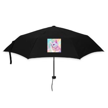 chat, motif de chat, anime, cadeau, idées cadeaux - Parapluie standard - noir - Devant