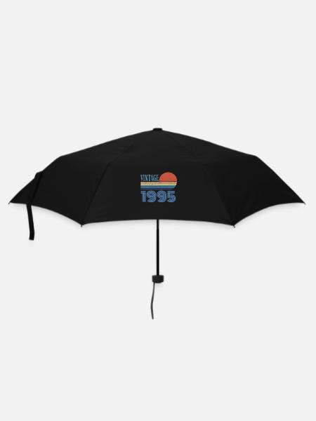 vintage 1995 - Parapluie standard - noir