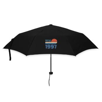 Jahrgang 1997 - Regenschirm (klein) - Schwarz - Vorne