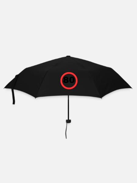 80 - Regenschirm (klein) - Schwarz