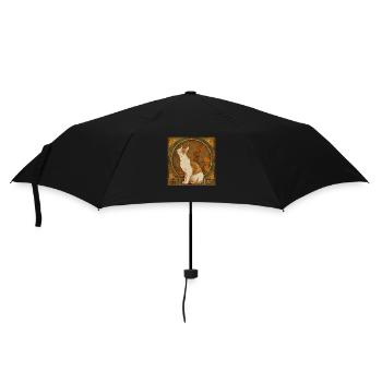 Cat, cat motif, vintage, gift - Umbrella (small) - black - Front