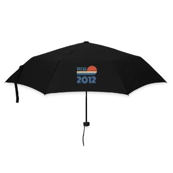 Jahrgang 2012 - Regenschirm (klein) - Schwarz - Vorne