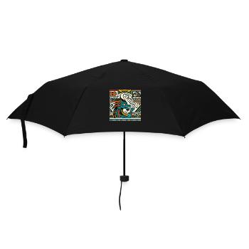 Haut dragon - Parapluie standard - noir - Devant