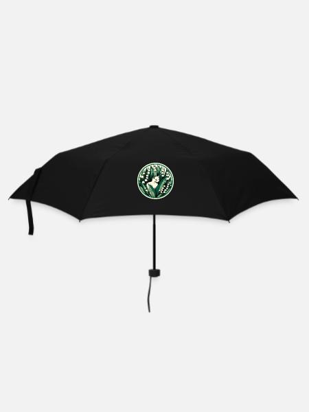 Chat chat blanc du muguet - Parapluie standard - noir