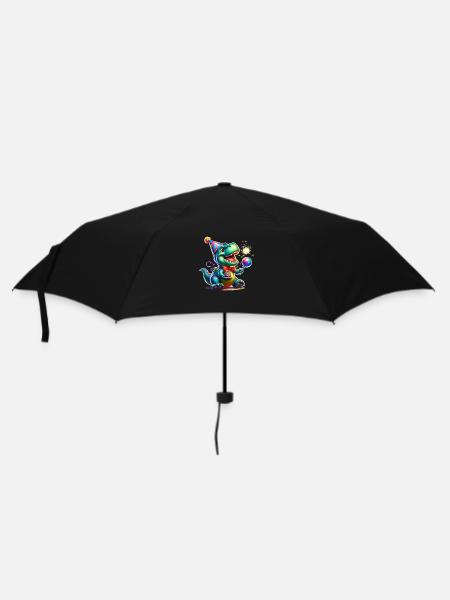 Party Dino - Umbrella (small) - black