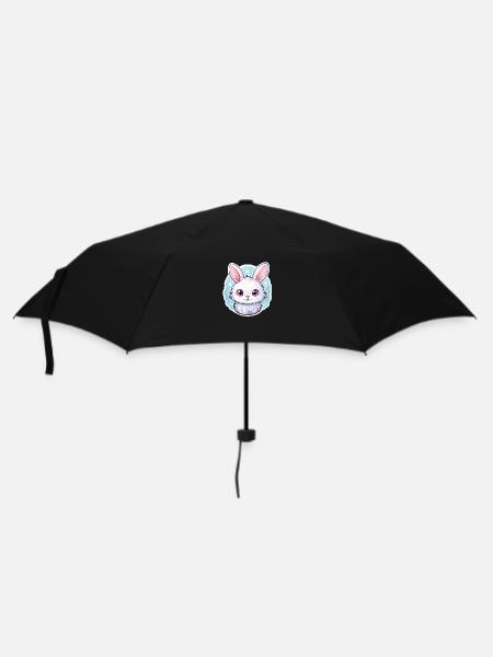 cute easter bunny - Umbrella (small) - black