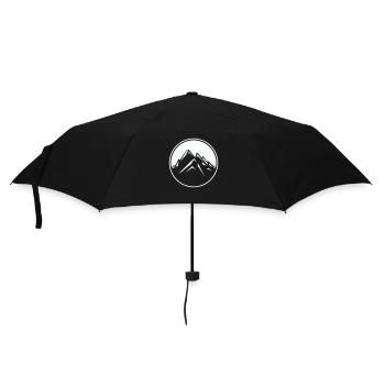 mountains - Umbrella (small) - black - Front