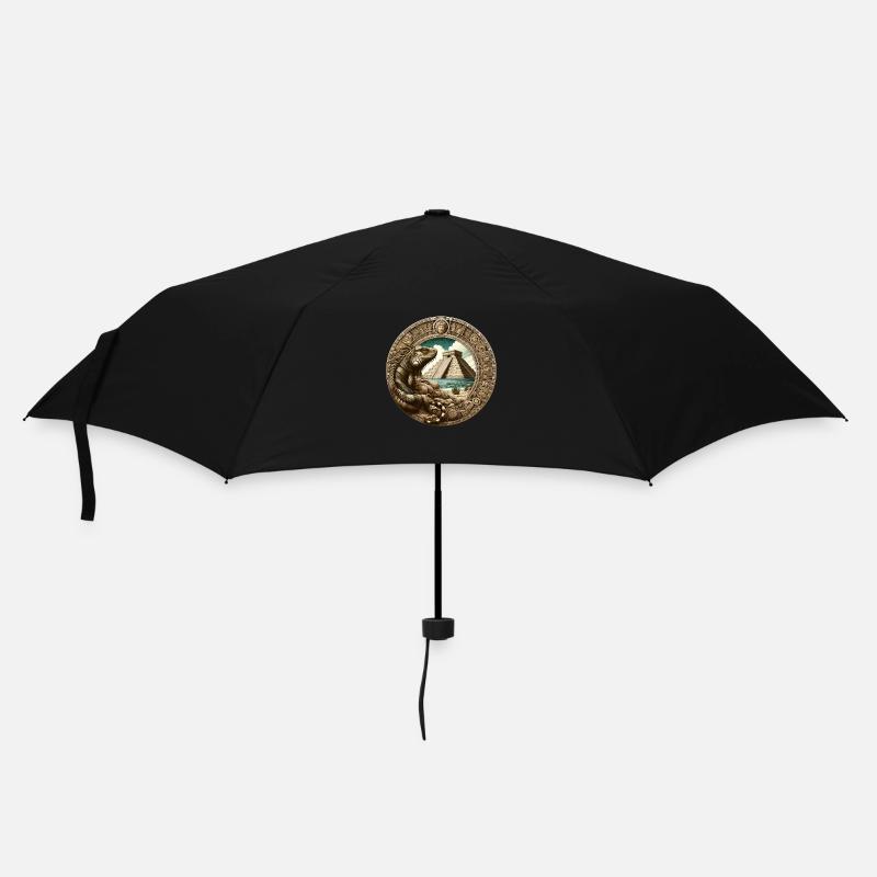 Die Urzeit der Maya - Regenschirm (klein) - Schwarz
