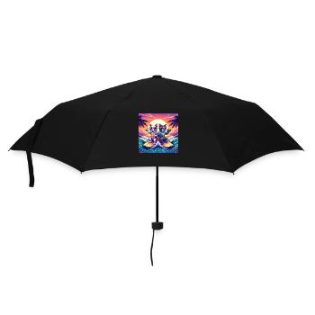 Gato Loco Furry Surferdudes Surf Chats Cool - Parapluie standard - noir - Devant