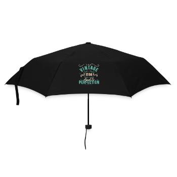 Jahrgang 1998 - 1998 Geburtstagsgeschenk - Regenschirm (klein) - Schwarz - Vorne