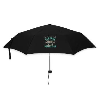 Jahrgang 2020 - 2020 Geburtstagsgeschenk - Regenschirm (klein) - Schwarz - Vorne