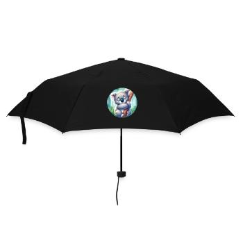 Koala heureux ours koala - Parapluie standard - noir - Devant